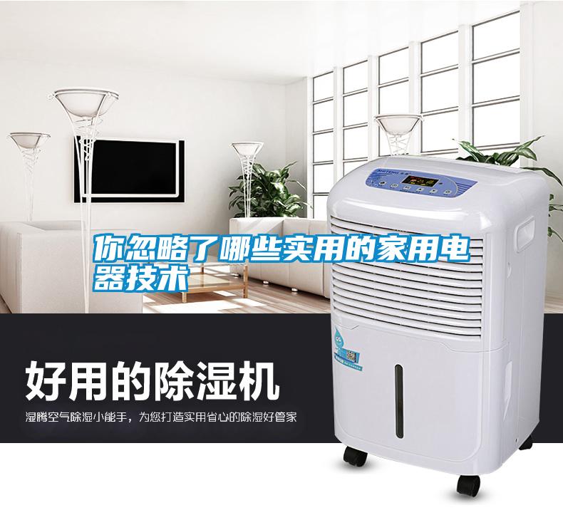 你忽略了哪些實(shí)用的家用電器技術(shù)