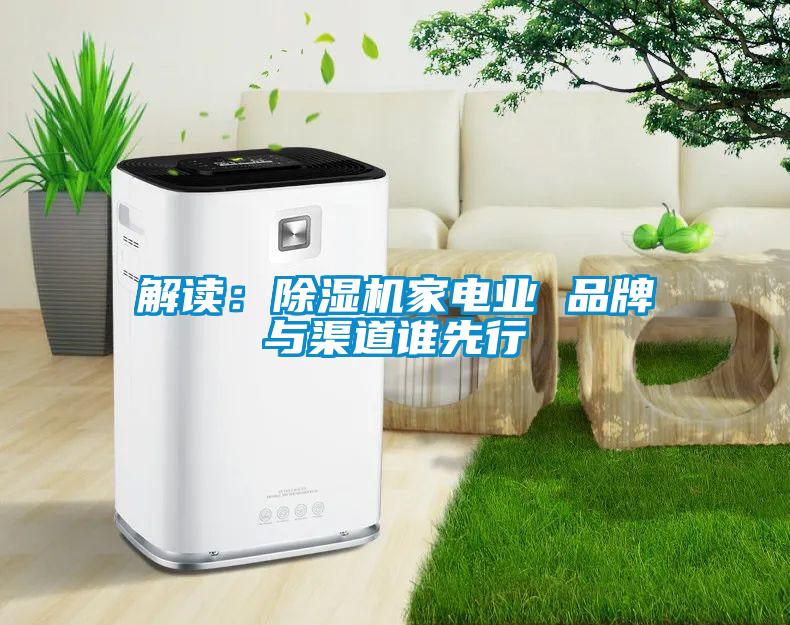 解讀：除濕機家電業(yè) 品牌與渠道誰先行