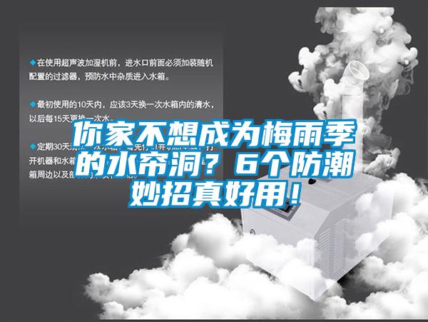 你家不想成為梅雨季的水簾洞？6個防潮妙招真好用！