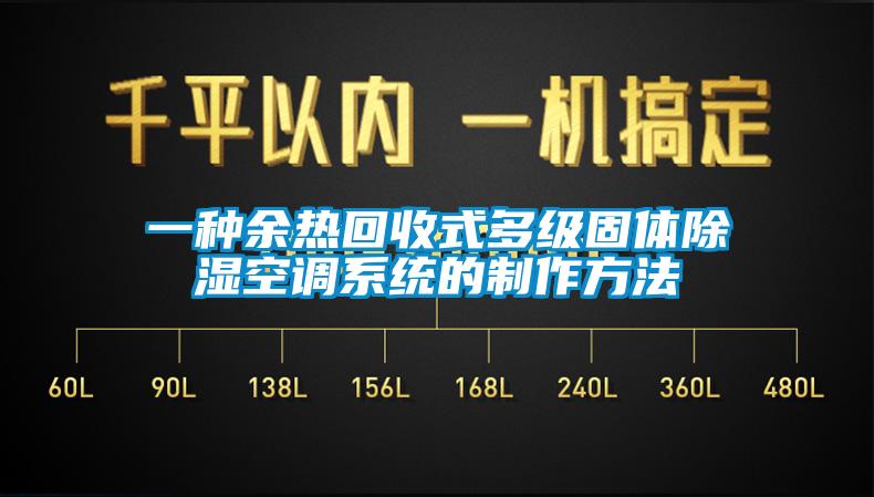 一種余熱回收式多級(jí)固體除濕空調(diào)系統(tǒng)的制作方法