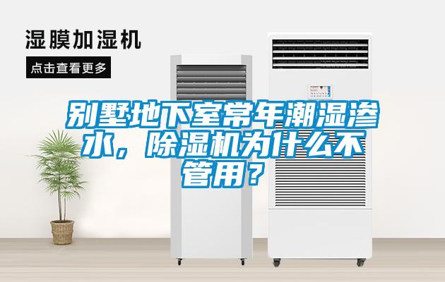 別墅地下室常年潮濕滲水，除濕機(jī)為什么不管用？