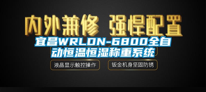 宜昌WRLDN-6800全自動(dòng)恒溫恒濕稱重系統(tǒng)