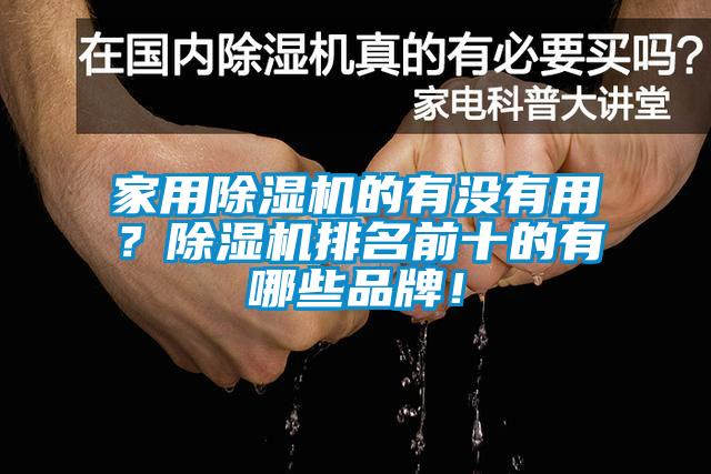 家用除濕機的有沒有用？除濕機排名前十的有哪些品牌！