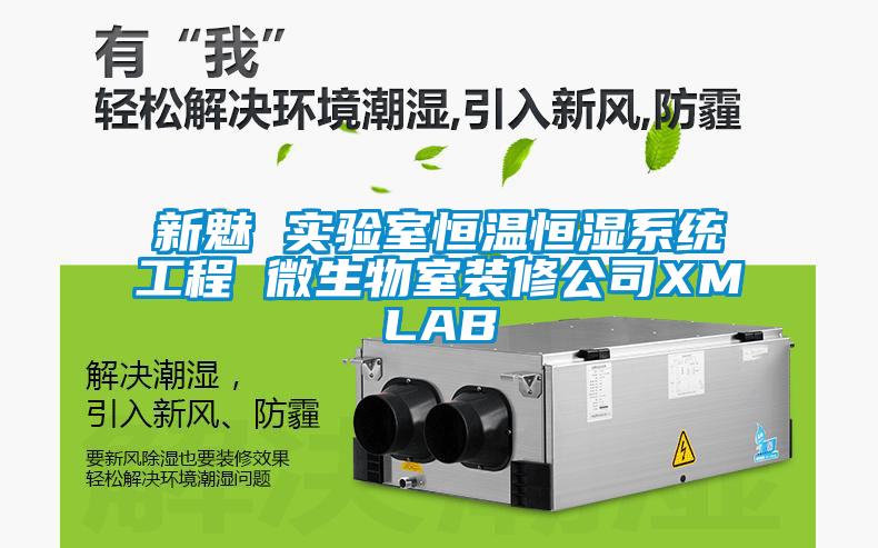 新魅 實驗室恒溫恒濕系統(tǒng)工程 微生物室裝修公司XMLAB