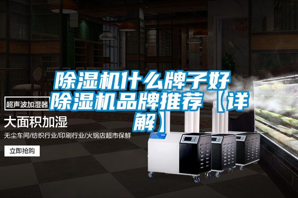 除濕機什么牌子好 除濕機品牌推薦【詳解】