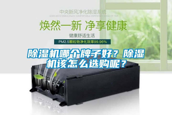 除濕機哪個牌子好？除濕機該怎么選購呢？