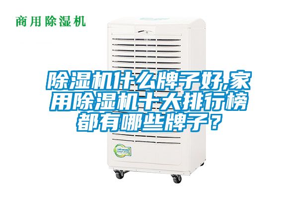 除濕機什么牌子好,家用除濕機十大排行榜都有哪些牌子？