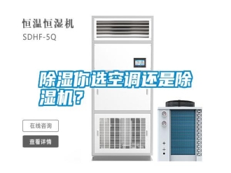 知識百科除濕你選空調(diào)還是除濕機(jī)？