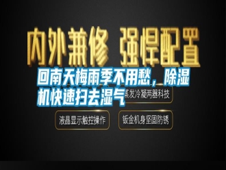 企業(yè)新聞回南天梅雨季不用愁，除濕機(jī)快速掃去濕氣