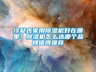 企業(yè)新聞冷凝式家用除濕機好在哪里？除濕機怎么選哪個品牌值得推薦