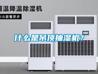 企業(yè)新聞什么是吊頂抽濕機？